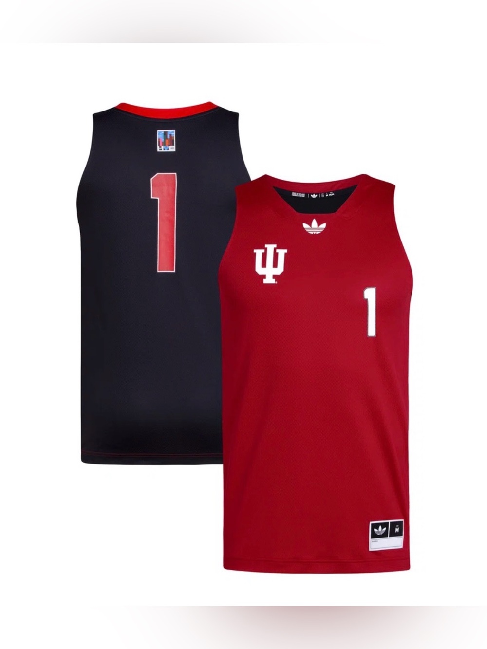 Adidas Indiana Hoosiers #1 Black History Month Basketball Jersey Small